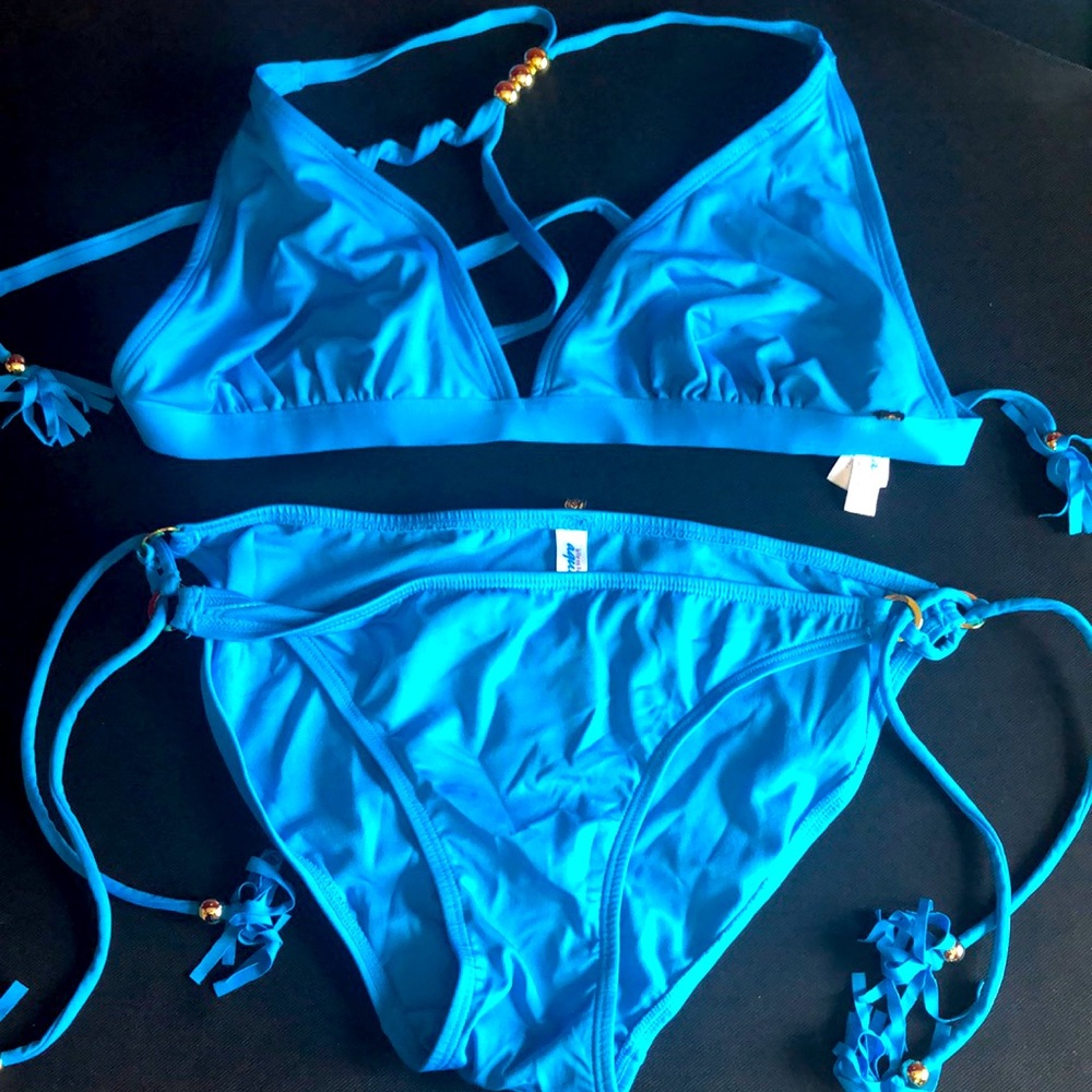 La vie en rose Blue bikini